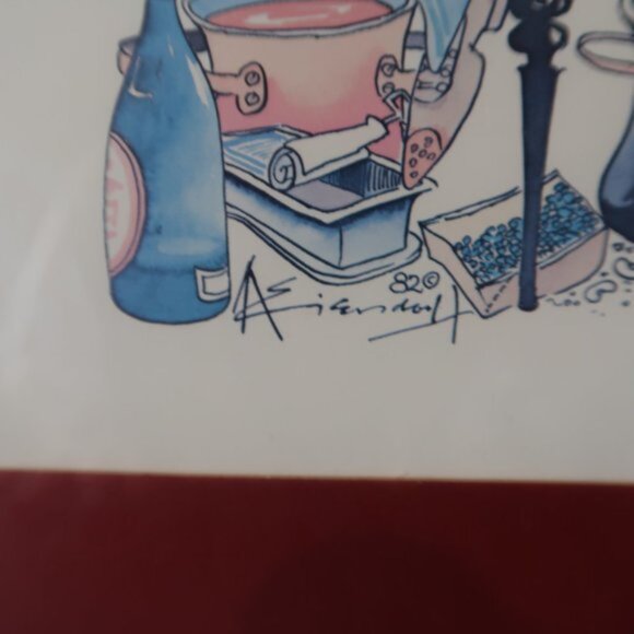 Leo Meiersdorff New Orleans Chefs Art Print French Quarter Famous Cooks Chef - Picture 6 of 7